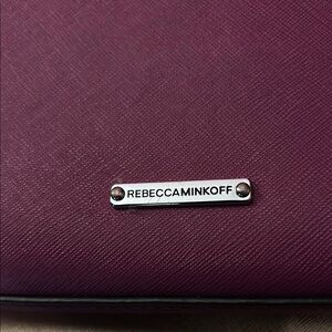 Rebecca Minkoff Avery Safiano Leather Crossbody Bag with Silver Hardware NWOT